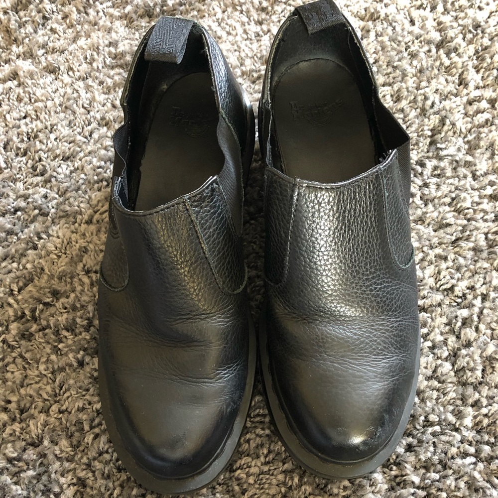 Dr. Martens Black Leather Low Top Bootie